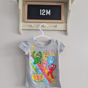 Yo Gabba Gabba! Kids' Gray Short Sleeve T-Shirt
